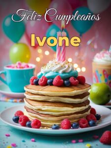 Feliz cumpleaños ivone