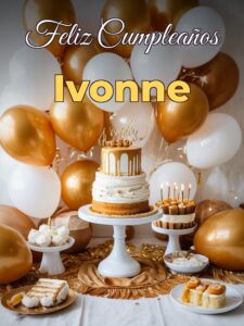 Feliz cumpleaños ivonne