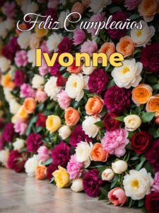 Feliz cumpleaños ivonne