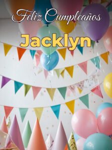 Feliz cumpleaños jacklyn