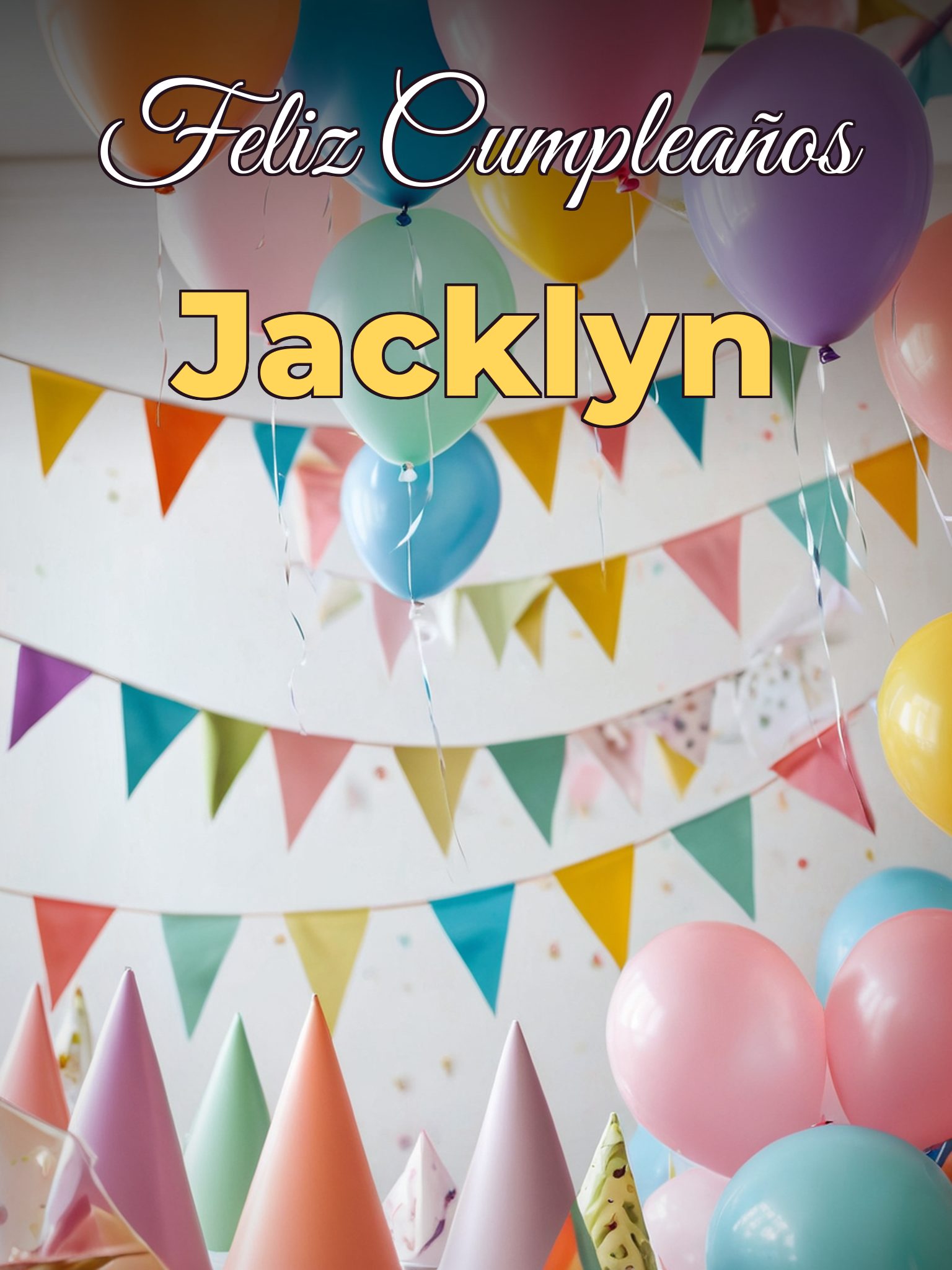Feliz cumpleaños jacklyn