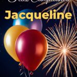 feliz cumpleaños jacqueline