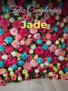 Feliz cumpleaños jade