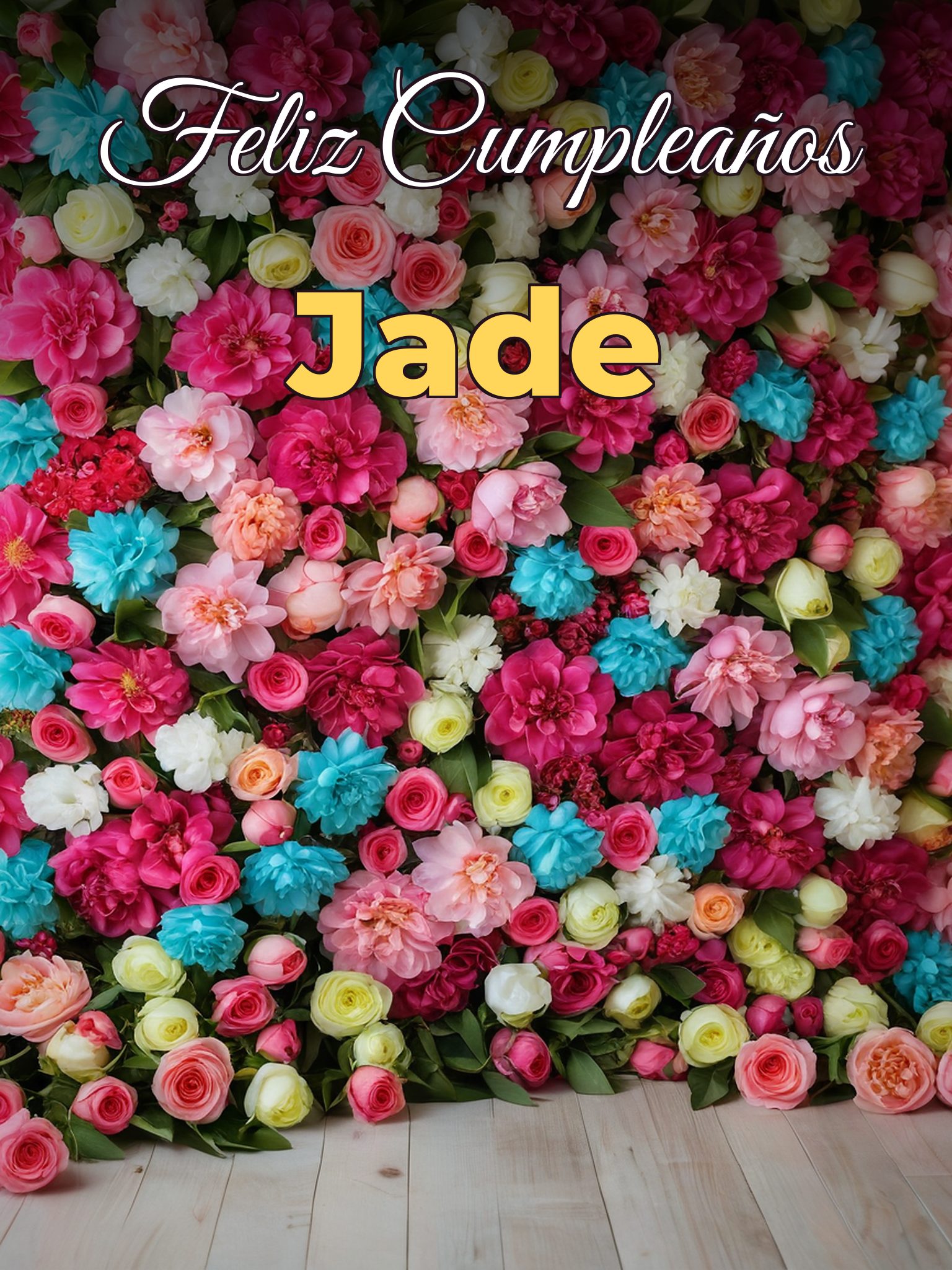 Feliz cumpleaños jade