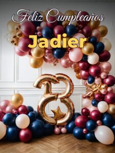Feliz cumpleaños jadier