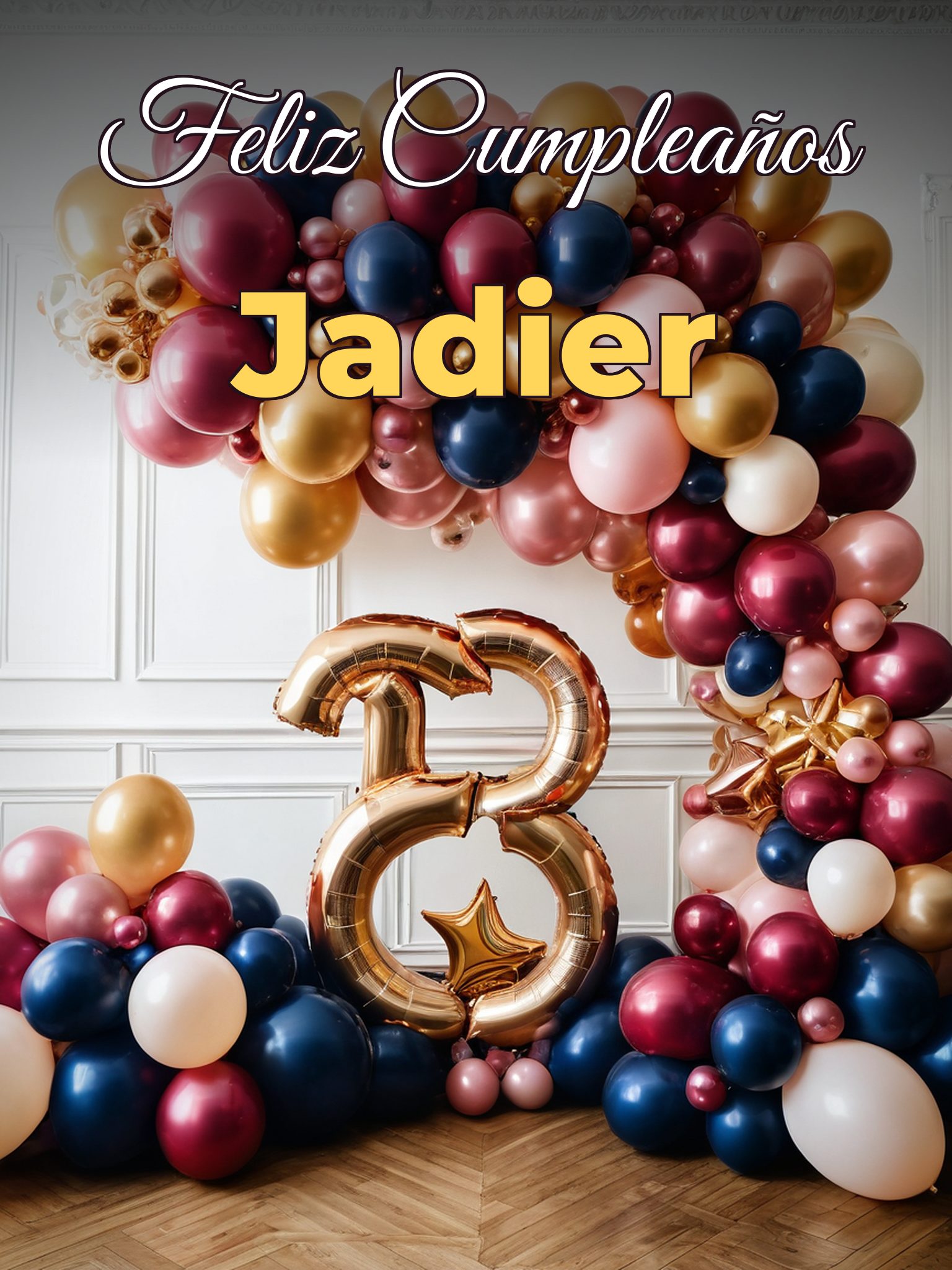 Feliz cumpleaños jadier