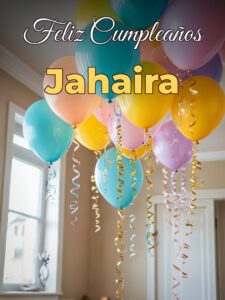 Feliz cumpleaños jahaira