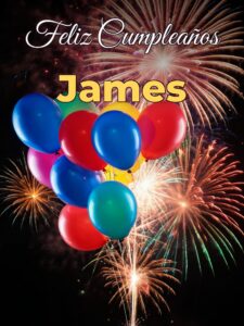 Feliz cumpleaños james