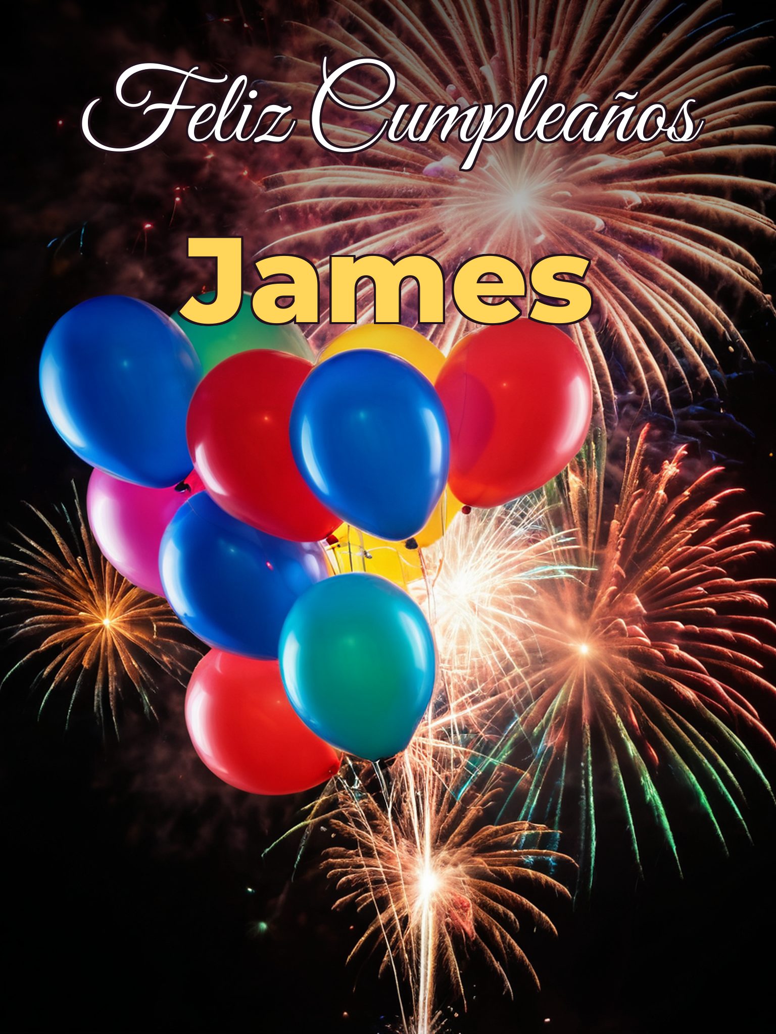 Feliz cumpleaños james