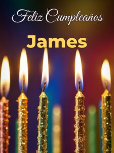 Feliz cumpleaños james