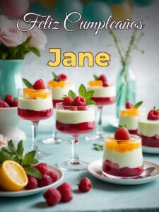Feliz cumpleaños jane