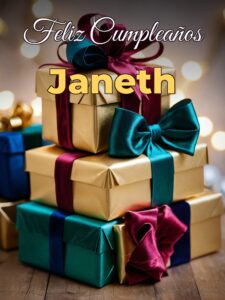 Feliz cumpleaños janeth
