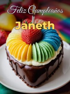 Feliz cumpleaños janeth