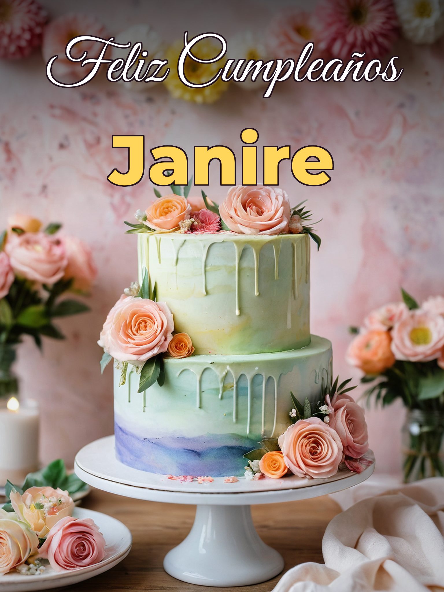 Feliz cumpleaños janire