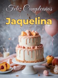 Feliz cumpleaños jaquelina