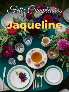 Feliz cumpleaños jaqueline