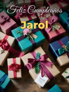 Feliz cumpleaños jarol
