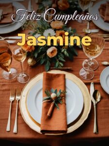 Feliz cumpleaños jasmine