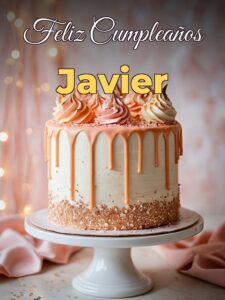 Feliz cumpleaños javier