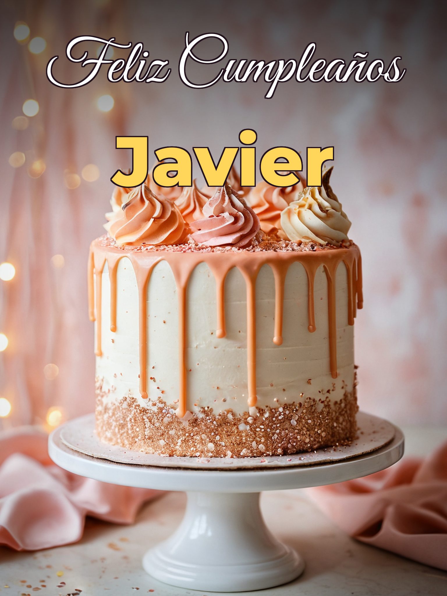 Feliz cumpleaños javier