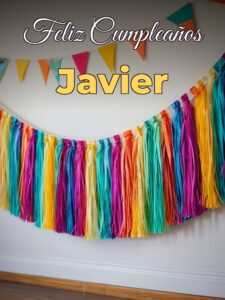 Feliz cumpleaños javier