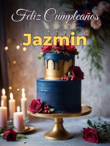 Feliz cumpleaños jazmin