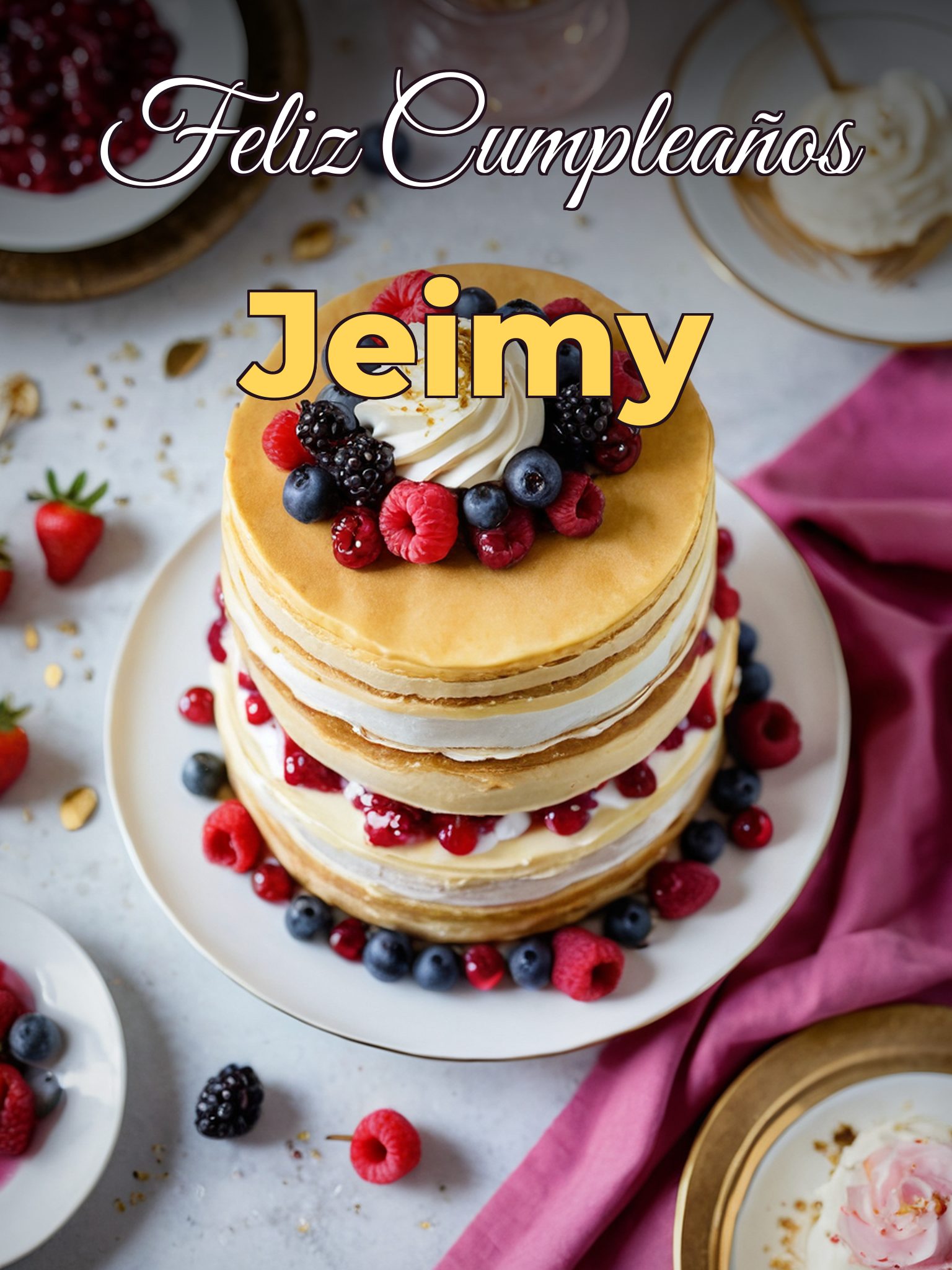 Feliz cumpleaños jeimy