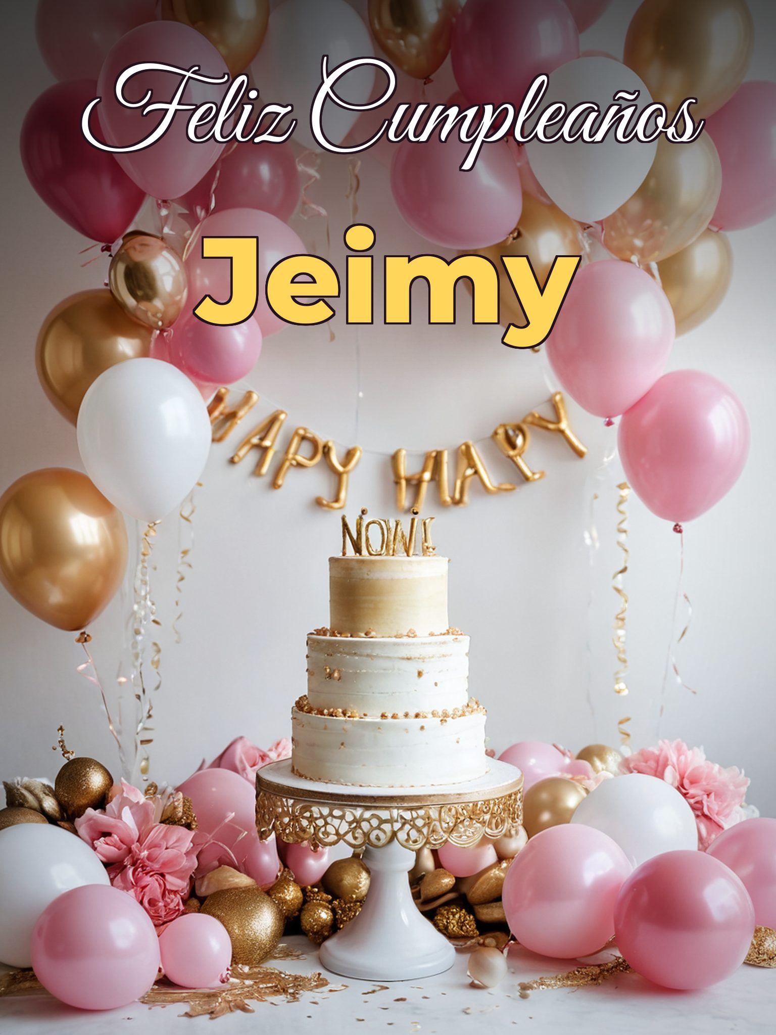 Feliz cumpleaños jeimy