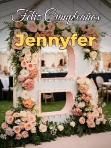 Feliz cumpleaños jennyfer