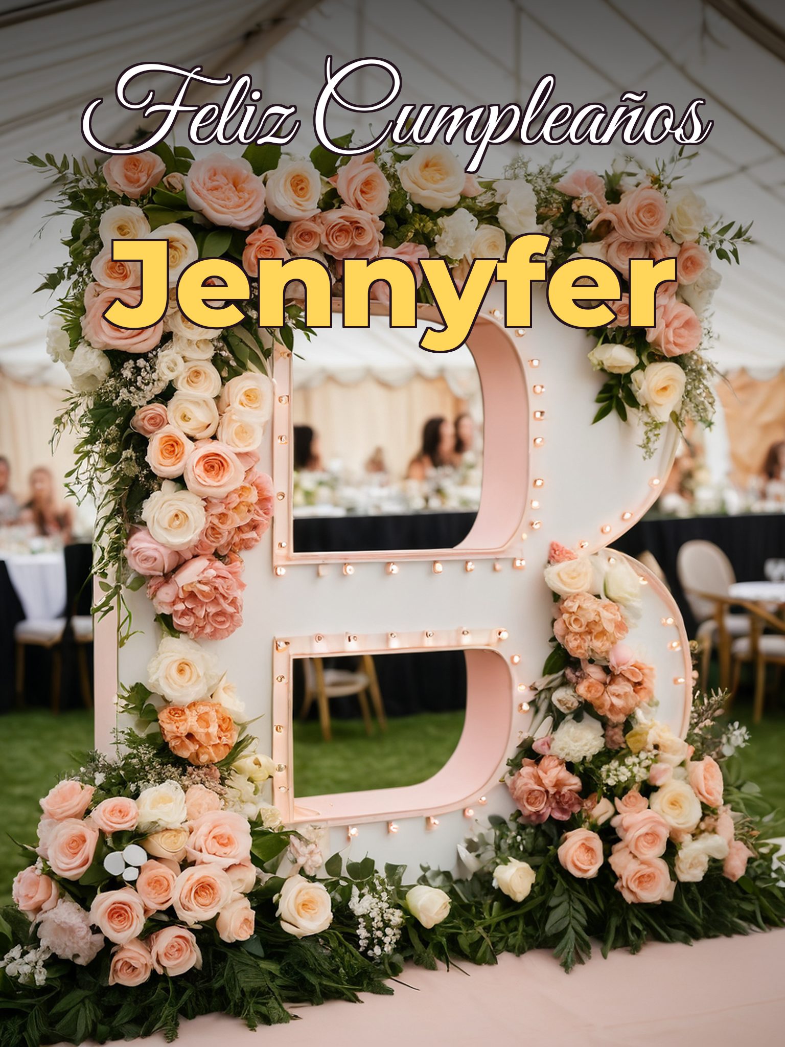 Feliz cumpleaños jennyfer