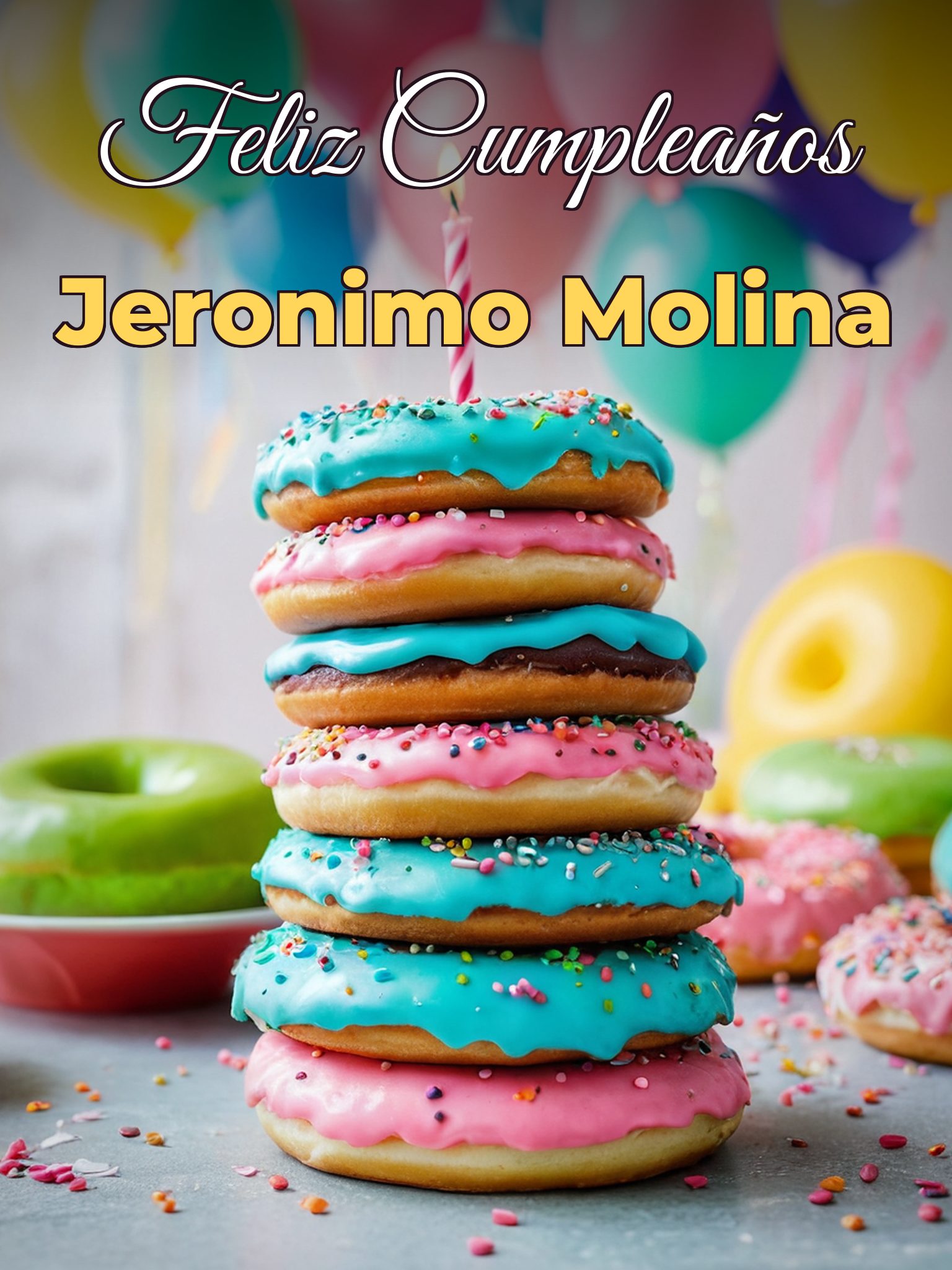 Feliz cumpleaños jeronimo molina