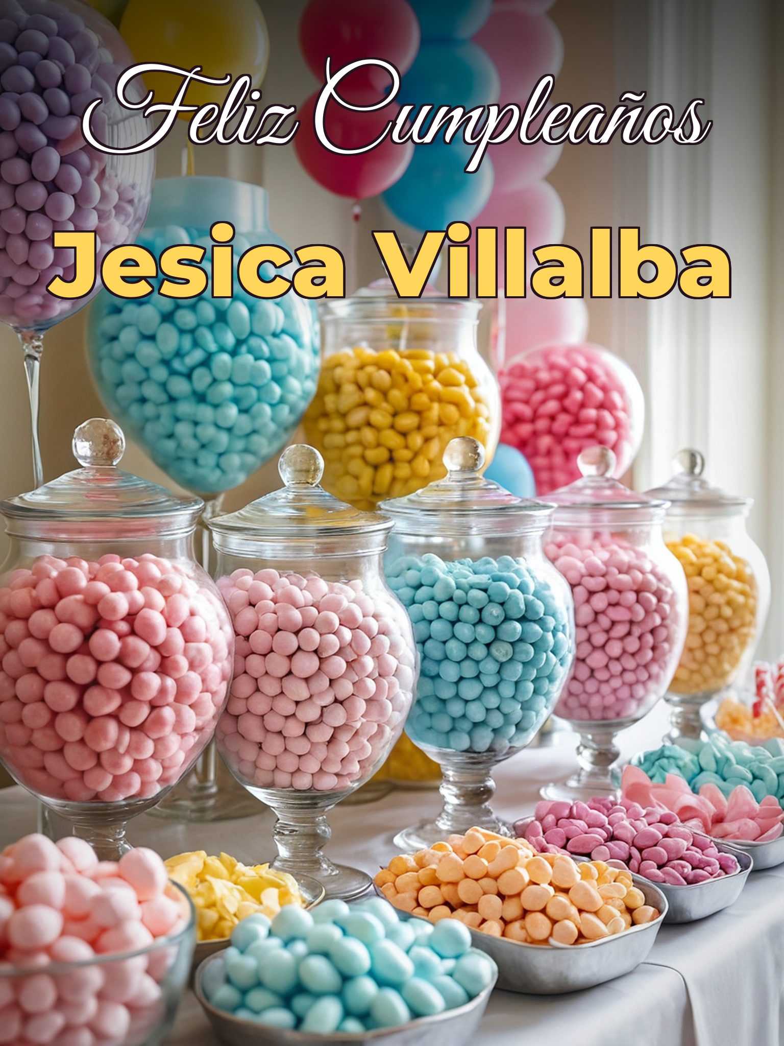 Feliz cumpleaños jesica villalba