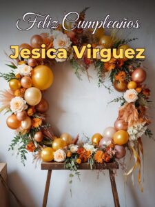 Feliz cumpleaños jesica virguez