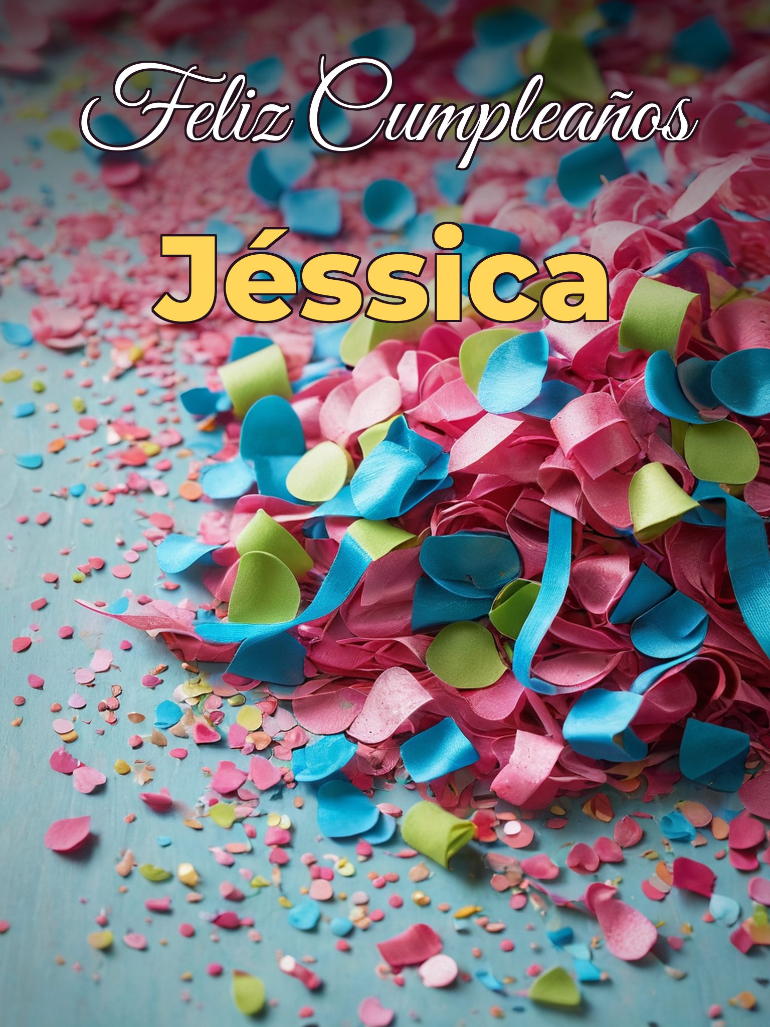 Feliz cumpleaños jéssica