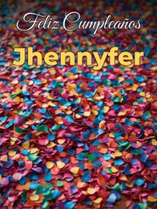 Feliz cumpleaños jhennyfer