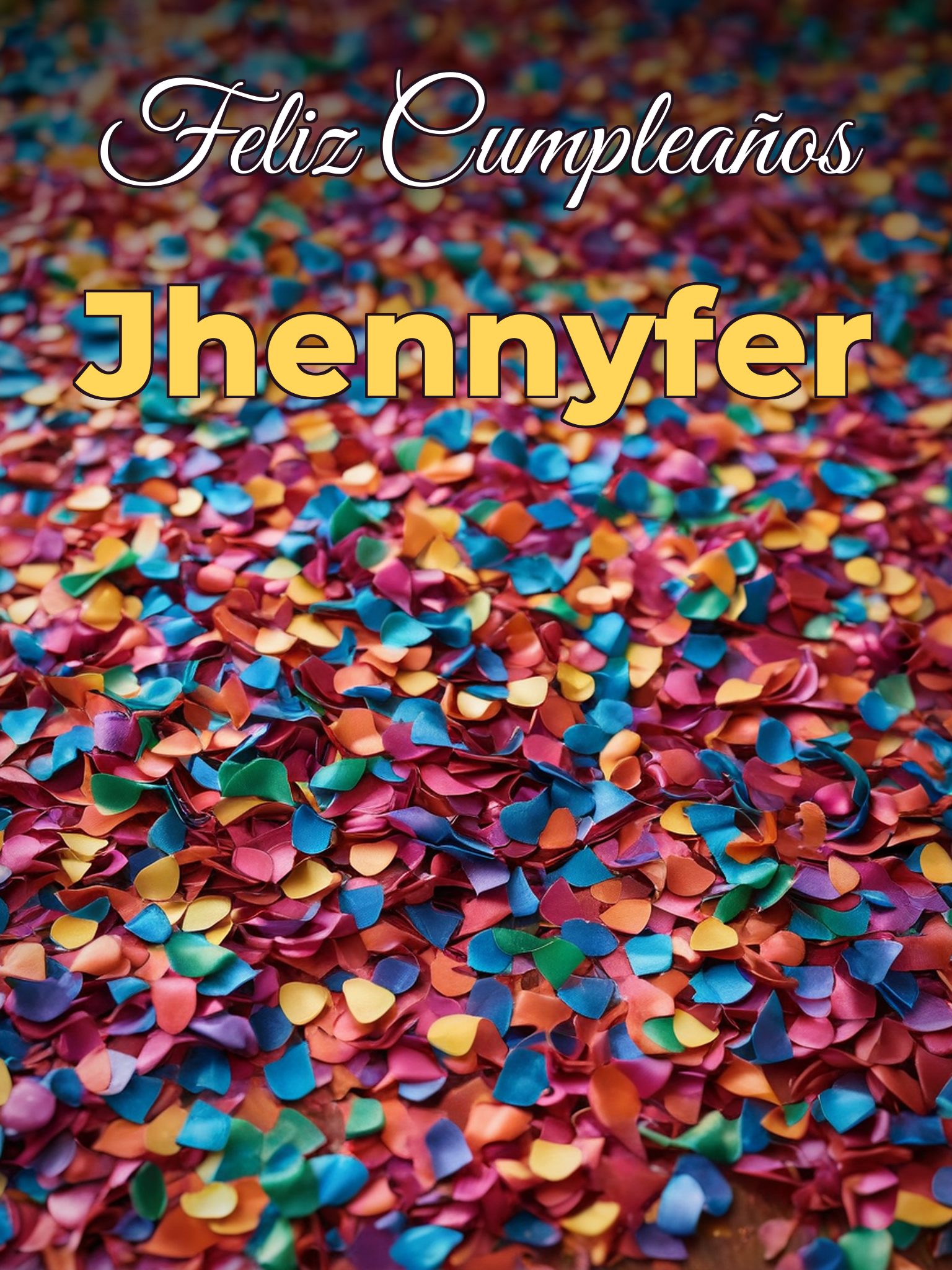Feliz cumpleaños jhennyfer
