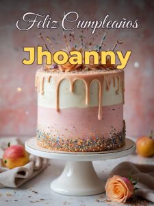 Feliz cumpleaños jhoanny