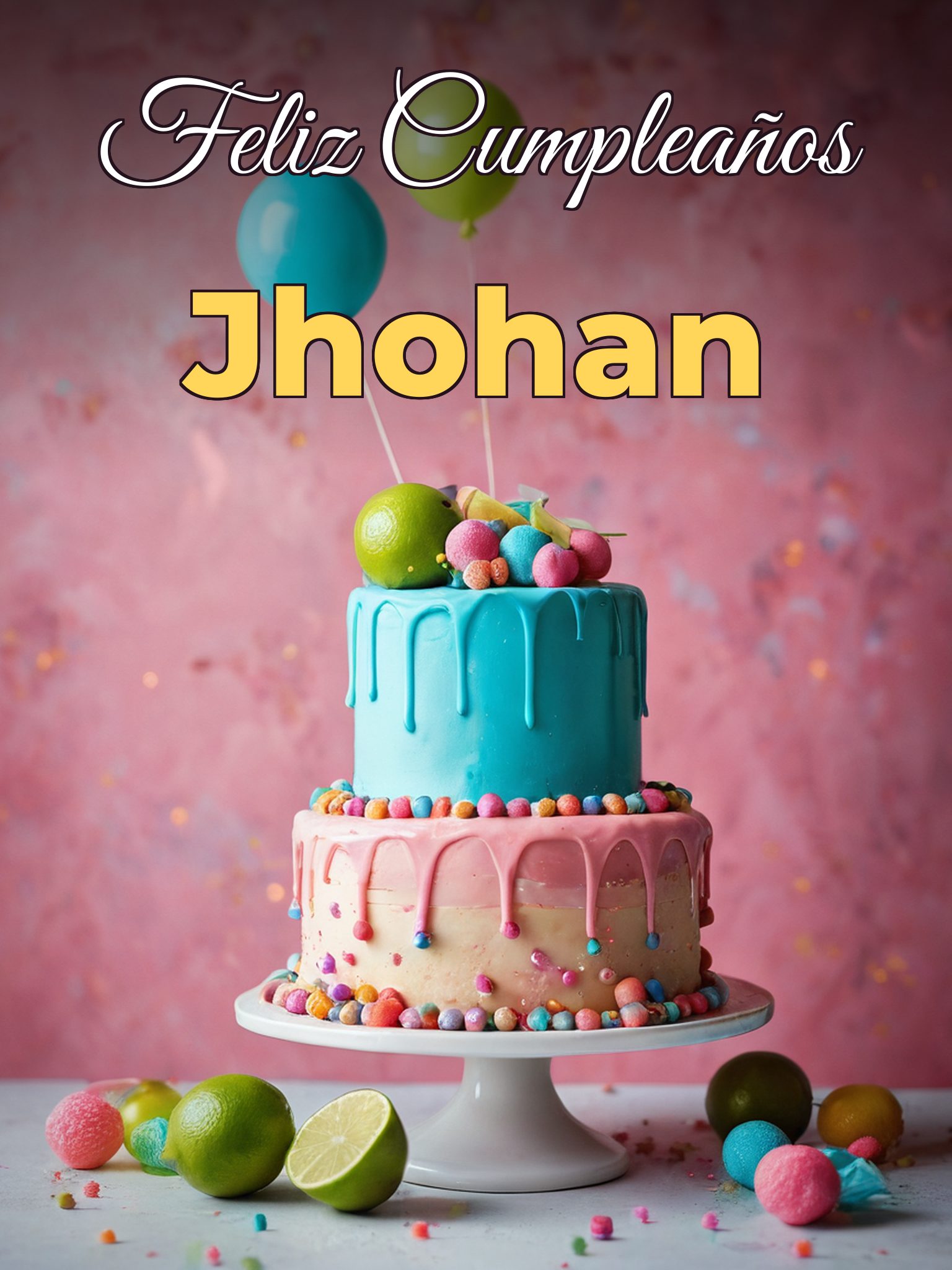 Feliz cumpleaños jhohan