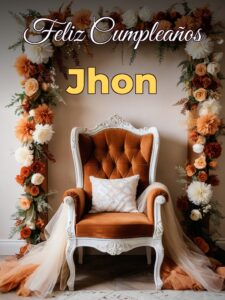 Feliz cumpleaños jhon