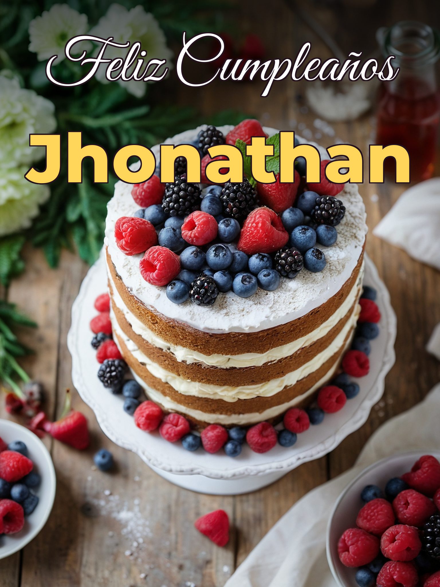 Feliz cumpleaños jhonathan
