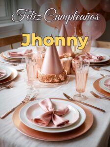 Feliz cumpleaños jhonny