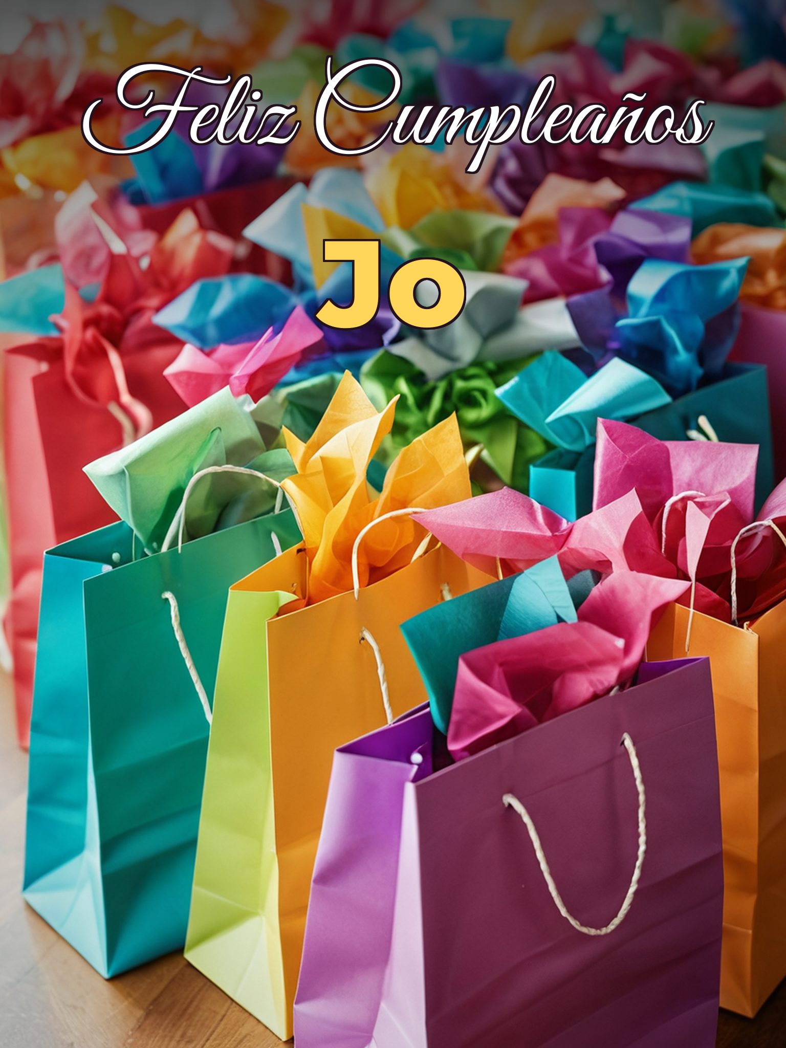 Feliz cumpleaños jo