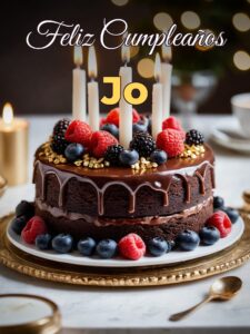 Feliz cumpleaños jo