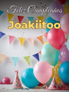 Feliz cumpleaños joakiitoo