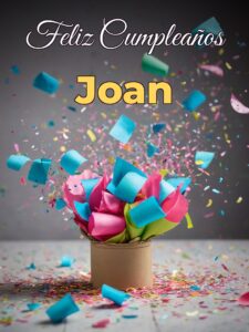 Feliz cumpleaños joan