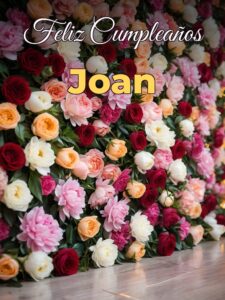 Feliz cumpleaños joan