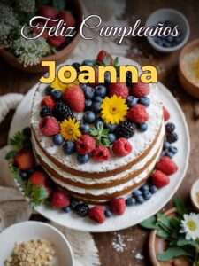 Feliz cumpleaños joanna