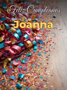 Feliz cumpleaños joanna