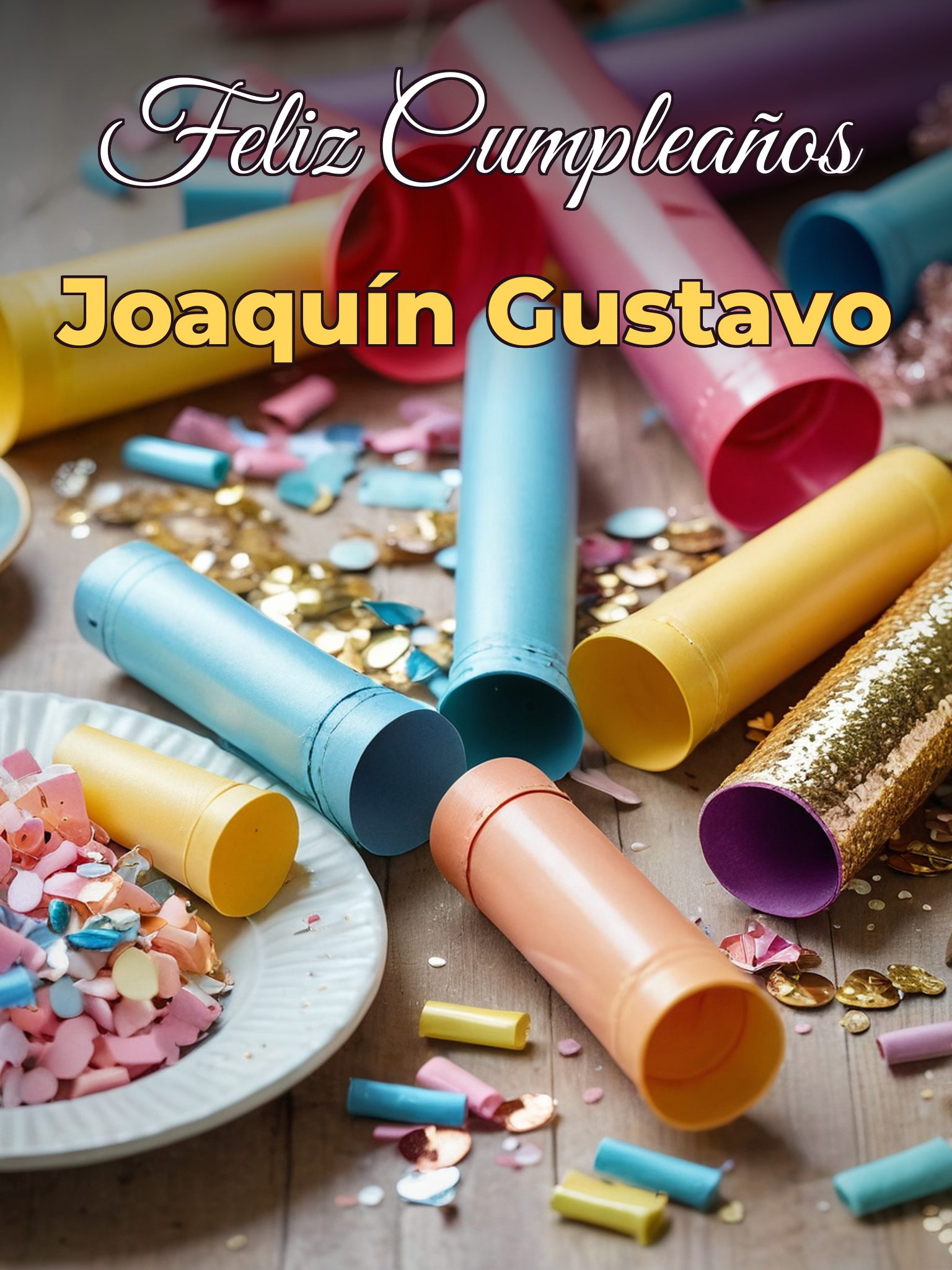Feliz cumpleaños joaquín gustavo