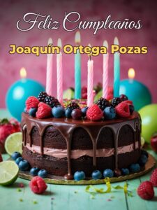 Feliz cumpleaños joaquín ortega pozas